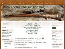 Tablet Screenshot of parkerarms.com